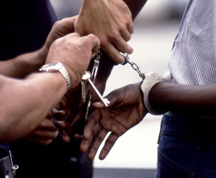 African-American Arrested