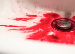 A Tub Full Of Blood Suggests A Tragic Event, Probably A Suicide.