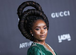 Actress KiKi Layne arrives at the 2019 LACMA Art + Film Gala held at the Los Angeles County Museum of Art on November 2, 2019 in Los Angeles, California, United States.