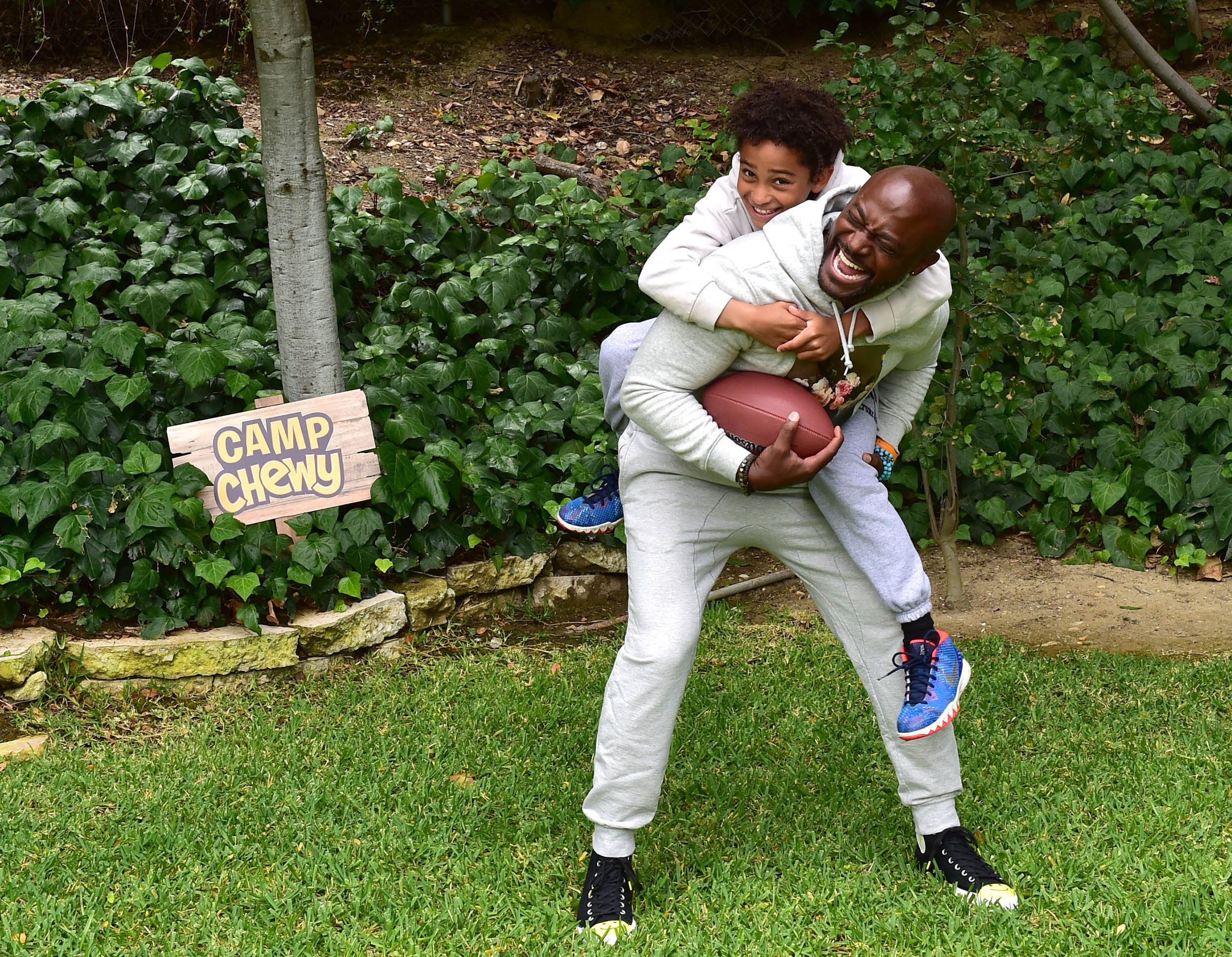 Taye Diggs and son, Walker, for Quaker Chewy
