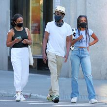 Chris Rock with daughters Zahra and Lola