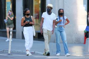 Chris Rock with daughters Zahra and Lola