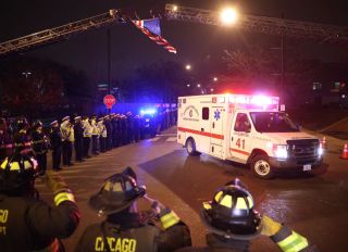 Gunman in Chicago hospital attack had threatened to shoot up Chicago Fire Academy, officials say