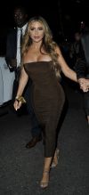 Larsa Pippen dines out at Il Pastaio with Cole and Kelsey Muscatel
