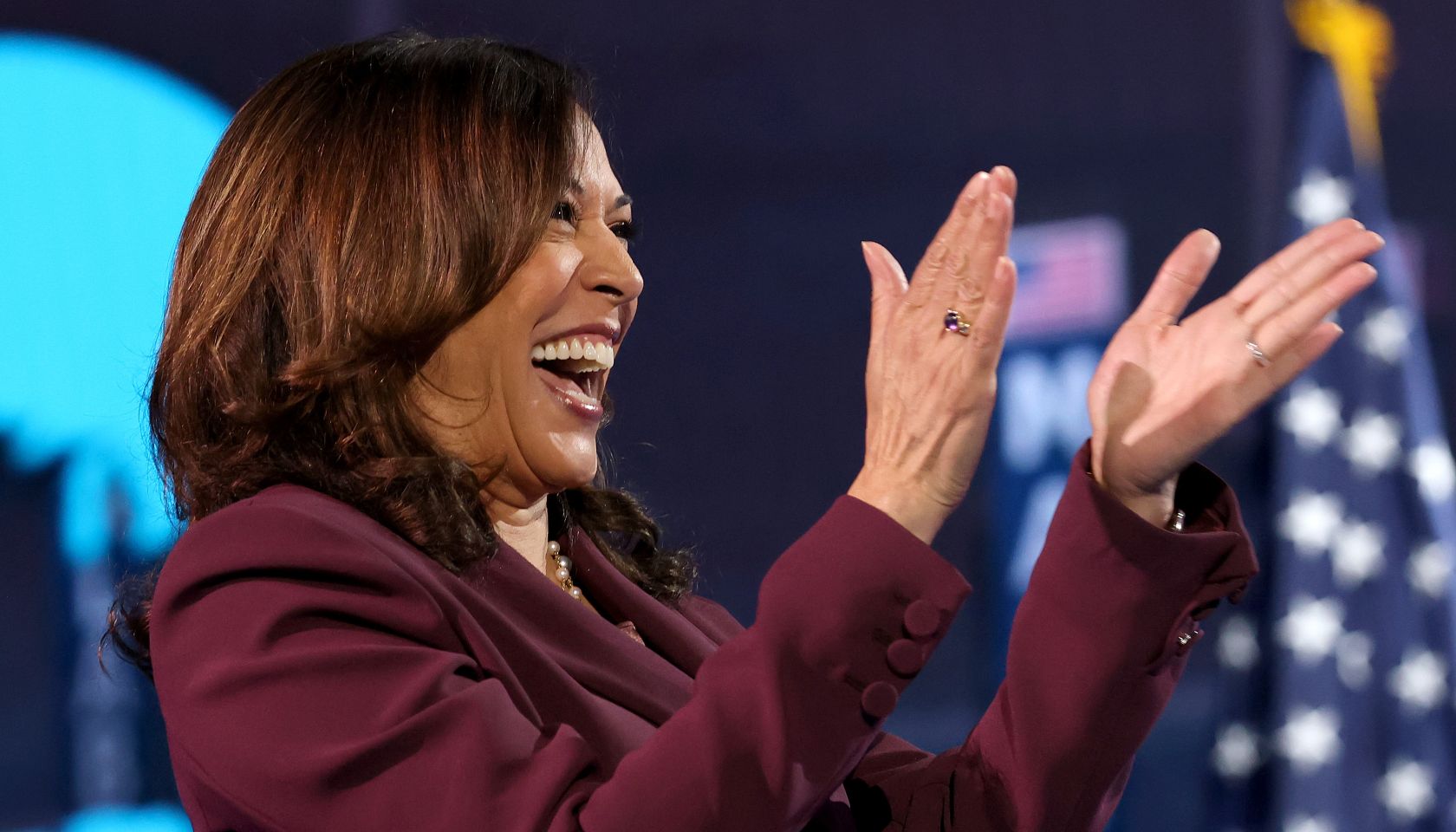 Vice Presidential Nominee Kamala Harris Addresses Virtual DNC From Delaware