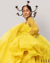 Tracee Ellis Ross covers ELLE Magazine State of Black Beauty Issue