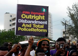 EndSARS Protest Against In Lagos