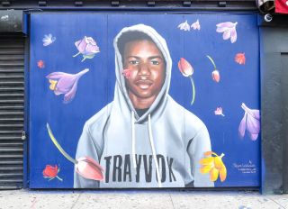 Trayvon Martin Mural Unveiling New York City