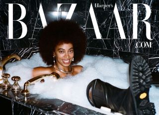 Solange Knowles covers Harper's Bazaar digital issue