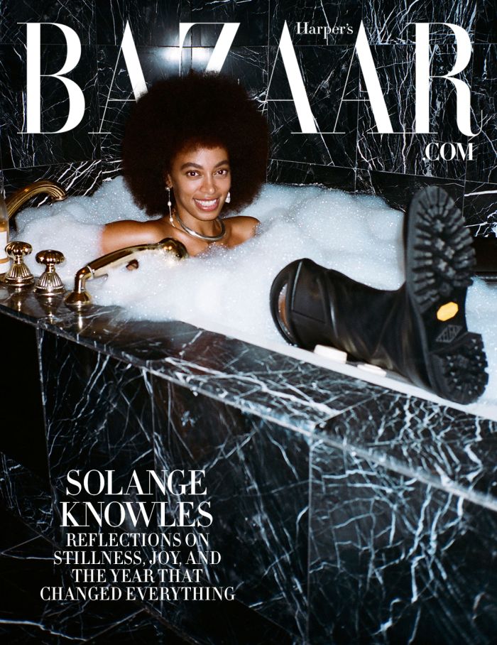 Solange Knowles covers Harper's Bazaar digital issue