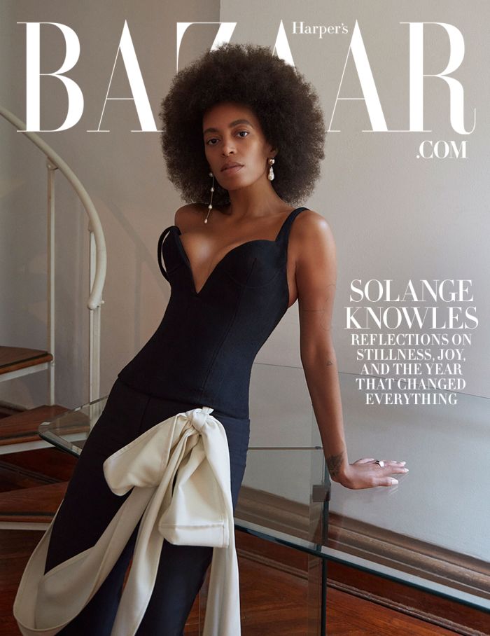 Solange Knowles covers Harper's Bazaar digital issue
