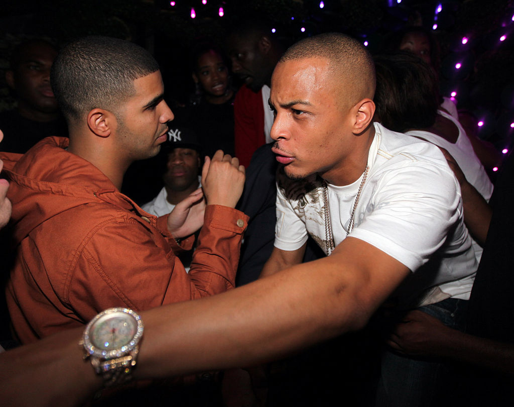 T.I., Chris Brown And Drake Visit GreenHouse - August 24, 2010