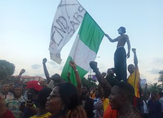 End SARS Protesters Block Highways In Lagos