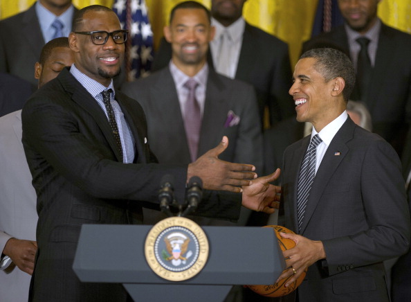 US-POLITICS-NBA-OBAMA-HEAT