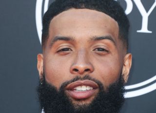 Football wide receiver Odell Beckham Jr. wearing Prada arrives at the 2019 ESPY Awards held at Microsoft Theater L.A. Live on July 10, 2019 in Los Angeles, California, United States. (Photo by Xavier Collin/Image Press Agency)
