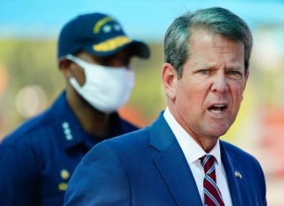 Gov. Kemp And Surgeon General Jerome Adams Announce Expanded Testing In Atlanta
