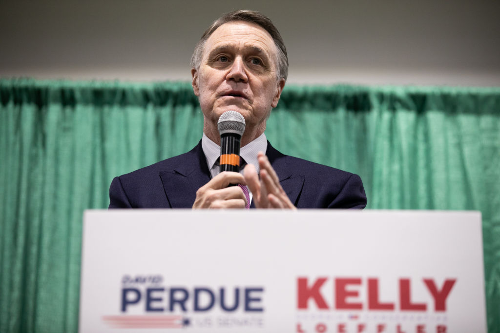 Kelly Loeffler And David Perdue Campaign For Georgia Runoff Election