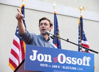 Democratic Senate Candidate Jon Ossoff Campaigns In Kennesaw, GA