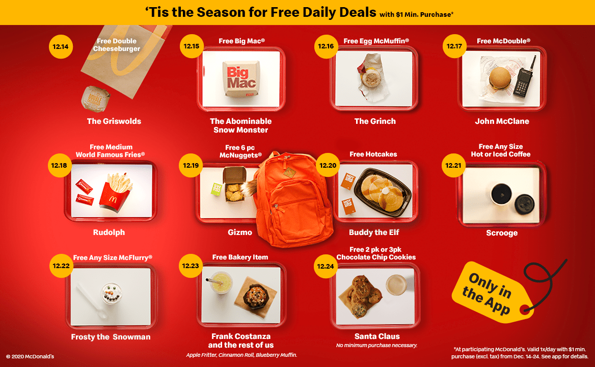 McDonald's holiday schedule