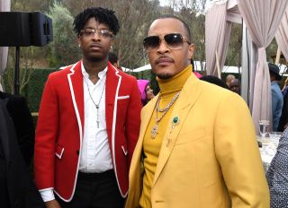 TIP & 21 savage at the roc nation brunch