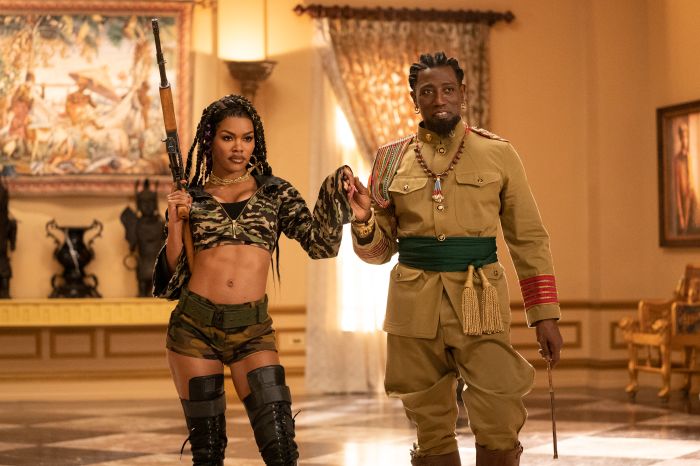 Teyana Taylor and Wesley Snipes star in Coming 2 America Poster and Production Stills
