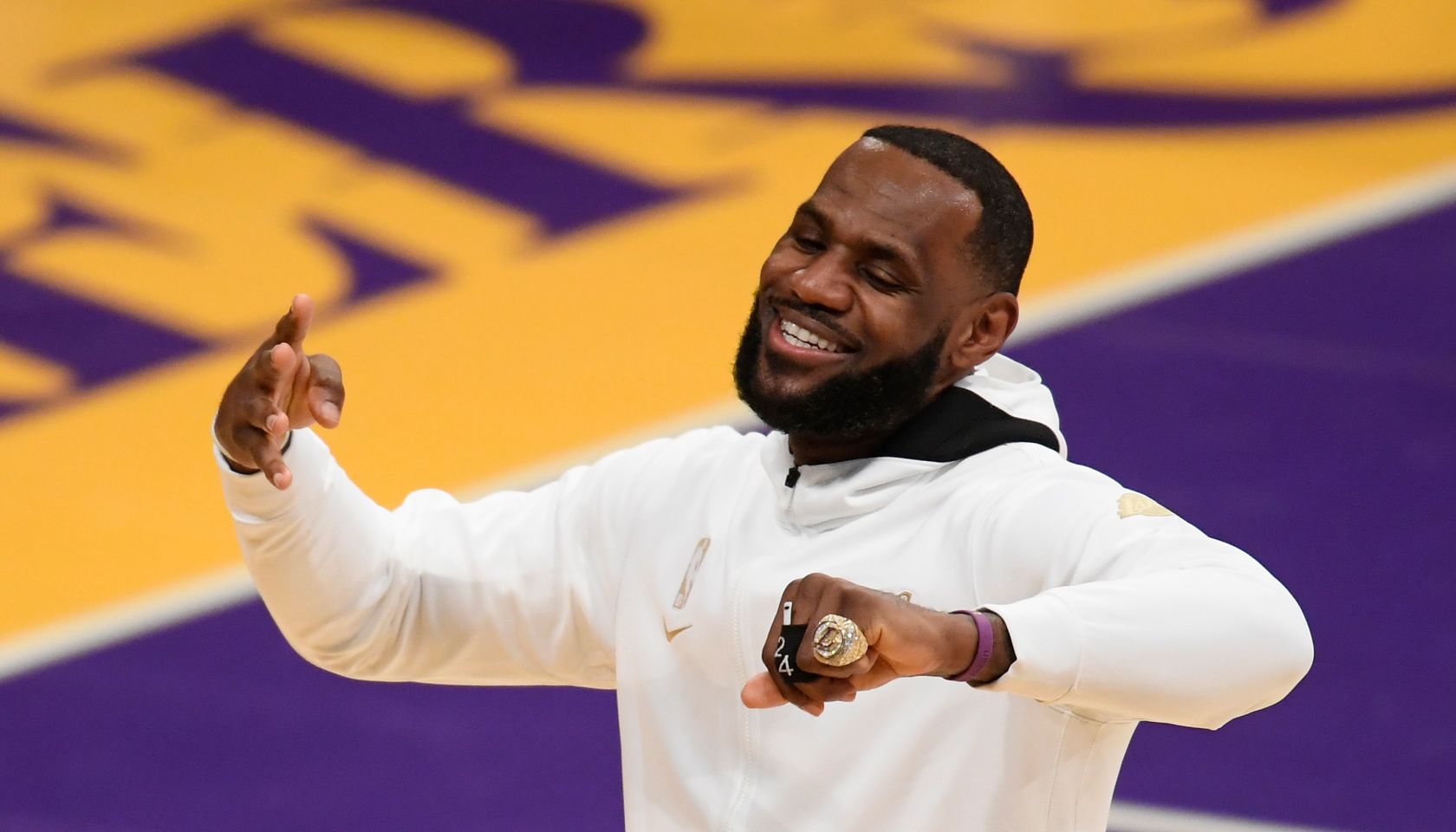 LeBron James Ring Ceremony