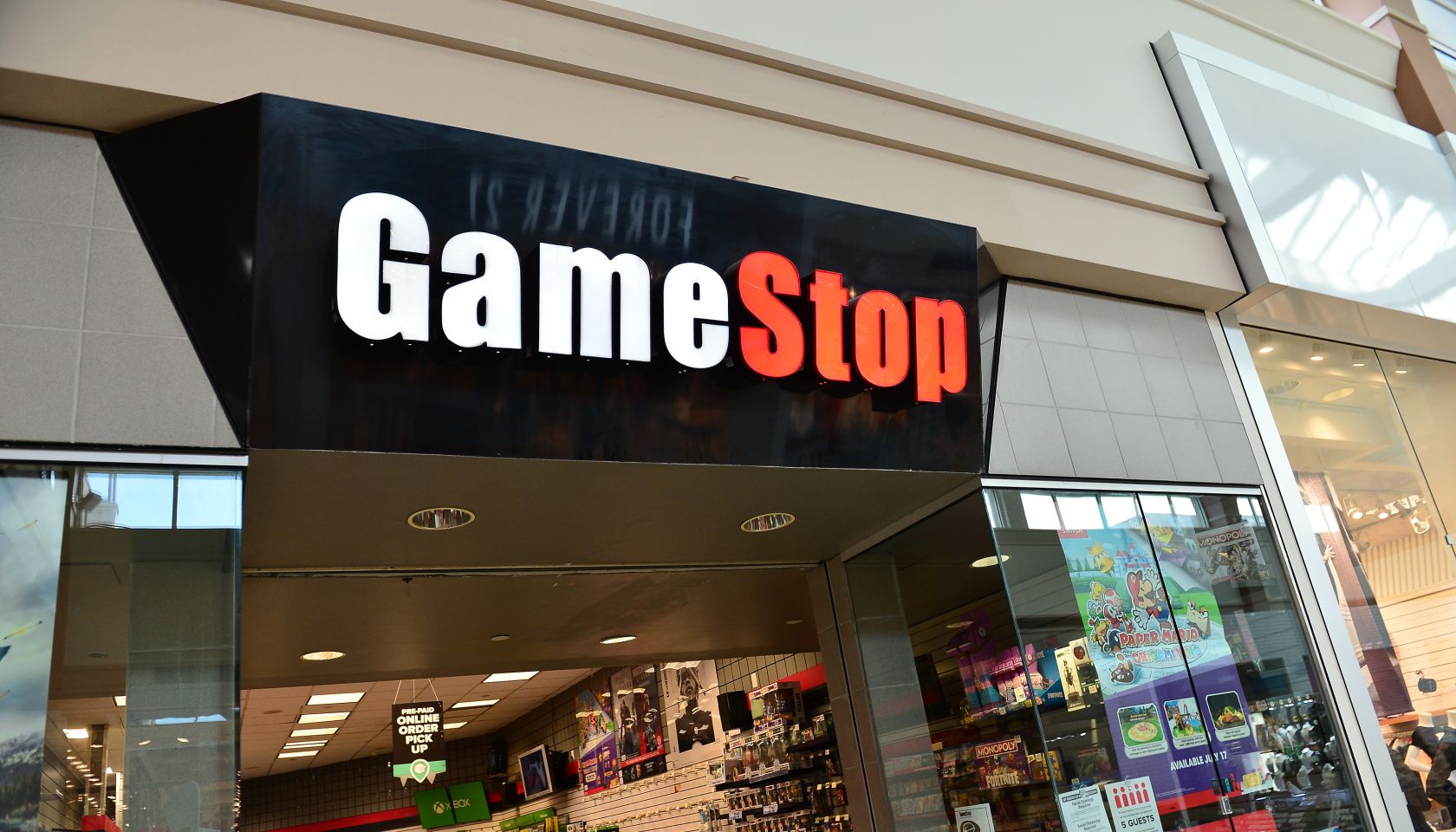 Gamestop store front