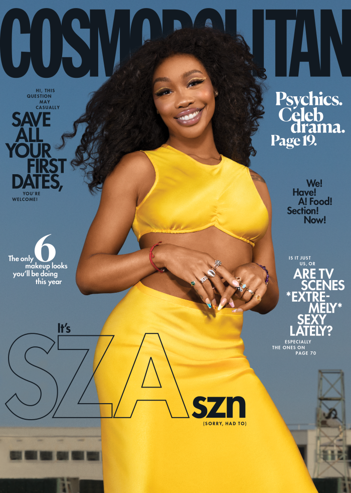 SZA February 2021 Cosmopolitan Cover