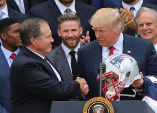 Super Bowl Champion New England Patriots Visit White House