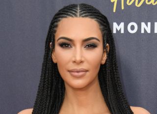 Kim Kardashian attends the 2018 MTV Movie Awards