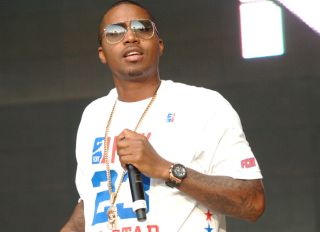Nas Performs At Rock The Bells In 2008 in Mountain View CA