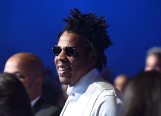 Jay-Z at the Pre-GRAMMY Gala and GRAMMY Salute to Industry Icons Honoring Sean "Diddy" Combs