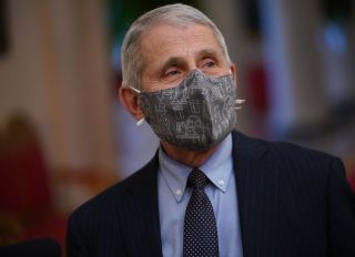 Dr. Fauci Wearing A Mask