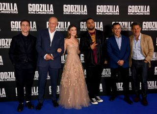 Cast Of Godzilla Attends Movie Premier