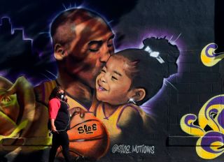 Kobe and Gigi Mural
