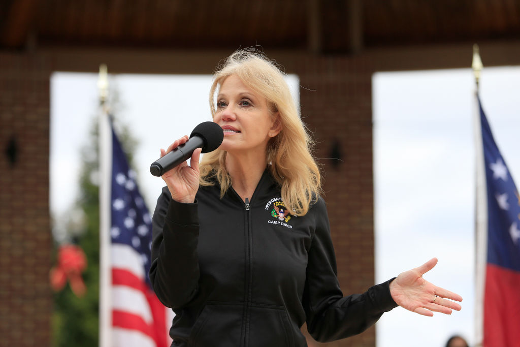 Kellyanne Conway Talks At The Save America Tour