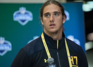 Chad Wheeler at the Scouting Combine