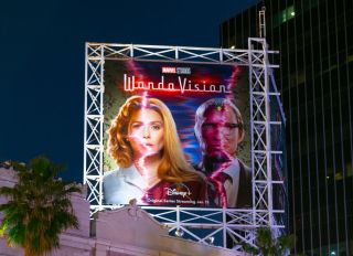 WandaVision Hollywood Billboard