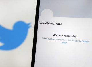 Account Suspended Message On Twitter