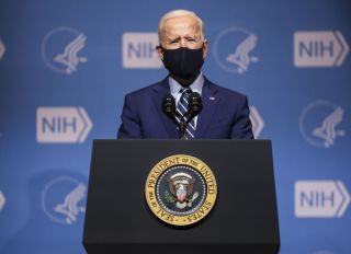 President Biden Visits The National Institutes Of Health