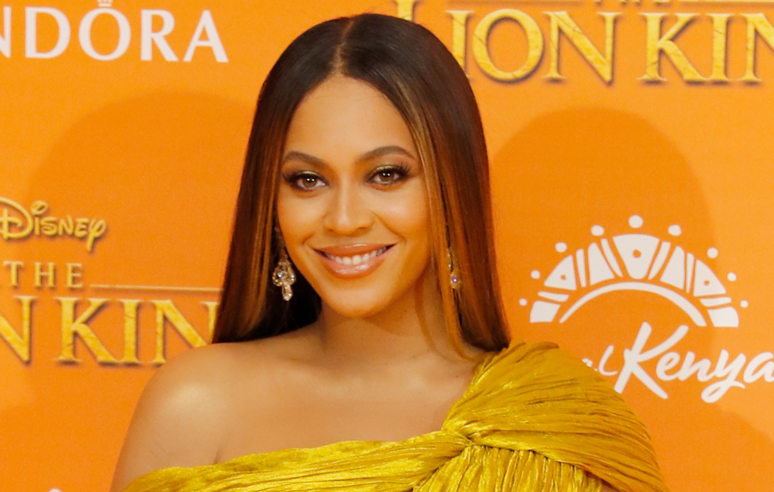 Beyonce attends The Lion King Premiere