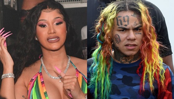 Blicky Vs. Belcalis: 6ix9ine Dragged Cardi B Like THIS For Allegedly Throwing Subliminals & Bottles At His GF