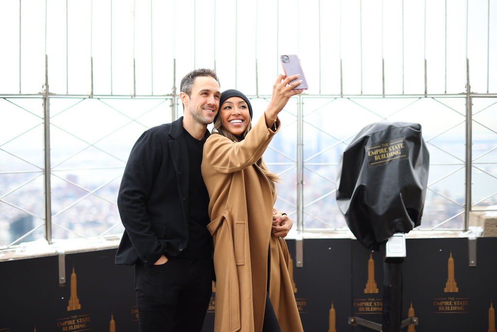 Tayshia Adams And Zac Clark Celebrate Their Love At The Empire State Building