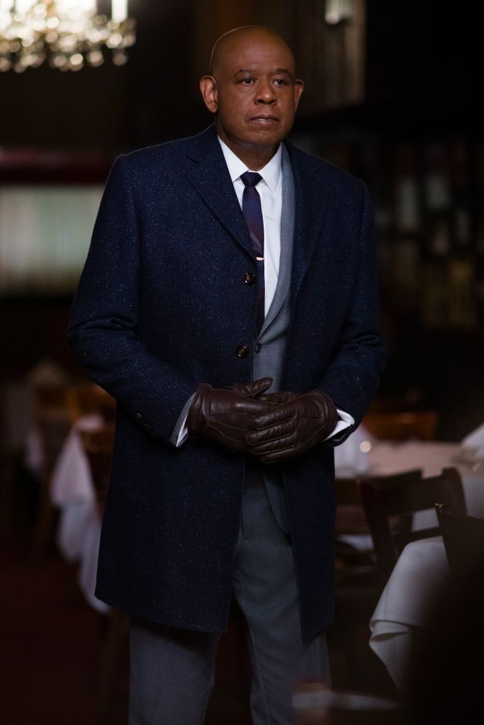 Godfather of Harlem production still featuring Forest Whitaker