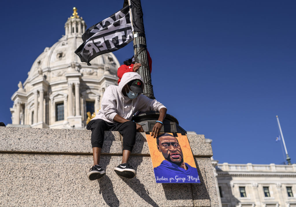 Activists Rally At Minnesota State Capitol Ahead Of Trial Of Derek Chauvin