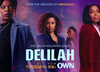 "Delilah" Key Art and Production Still