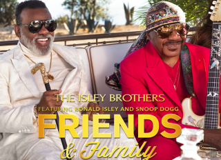 Friend and Family key art, Isley Brothers, Ron Isley, Ernie Isley