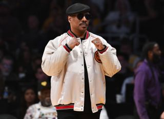 Celebrities At The Los Angeles Lakers Game