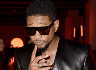 Usher At The Balmain Fashion Show