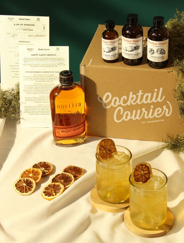 Bulleit x American Forests Earth Day kit assets
